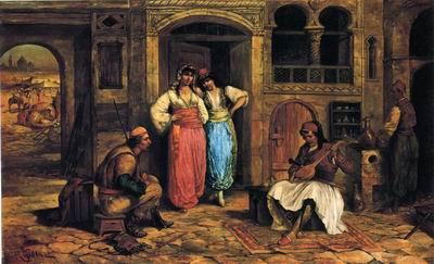 unknow artist Arab or Arabic people and life. Orientalism oil paintings 597 oil painting image
